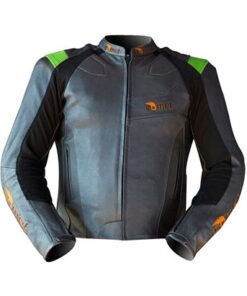 COMET CCXS STRETCH DENIM LEATHER JACKET